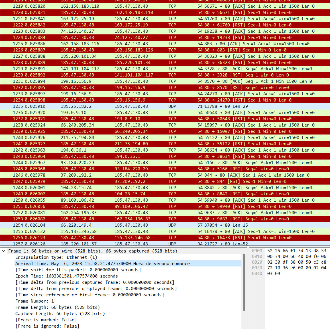 Captura de paquetes 2